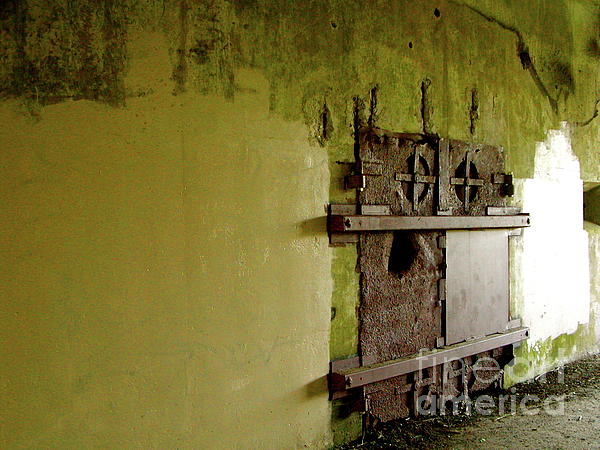 WW II Bunker Door Photograph
